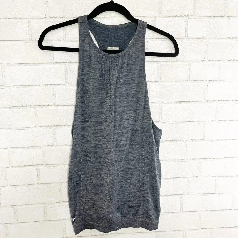 Athleta Blue Racer Back Athletic Tank Top Women's Size Small